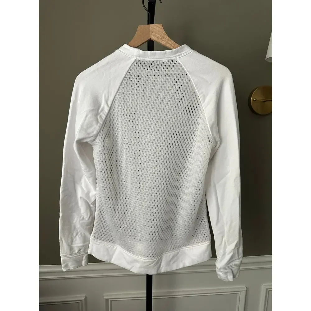 Alo Yoga Sweatshirt Mesh Perforated Elemental Sweatshirt Medium